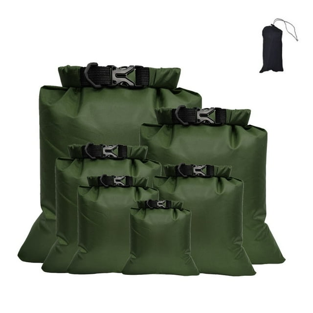 Waterproof Dry Sacks Lightweight Kayak Hiking Bag Storage Camping Dry Sacks Pouch Outdoor Rafting Floating Boating Camping Backpack