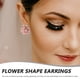 thumbnail image 5 of 1 par de pendientes de flores para mujer y niña, con forma de flor, modernos, 5 of 8