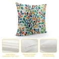 thumbnail image 4 of ONETECH Colorful Leaves Spots on Branches Decorative Throw Pillow Cover Pillow Case Cushion Case  for Living Room,Couch and Bed, 4 of 5