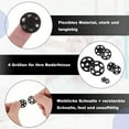 thumbnail image 2 of relayinert 100pieces Non-deformable Snap Button Buckle With Smooth Line Buttons DIY Anti-corrosion Black 1Set, 2 of 6