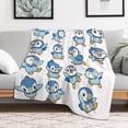 thumbnail image 5 of Piplup Blanket Super Soft Cozy Warm Plush Throw Blanket for Boys Girls Kids, Lightweight Fuzzy Flannel Blankets for Couch Sofa Bed Travel Camping Gifts 30"x50", 5 of 8