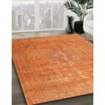 thumbnail image 3 of Ahgly Company Machine Washable Indoor Square Traditional Orange Red Area Rugs, 3' Square, 3 of 7