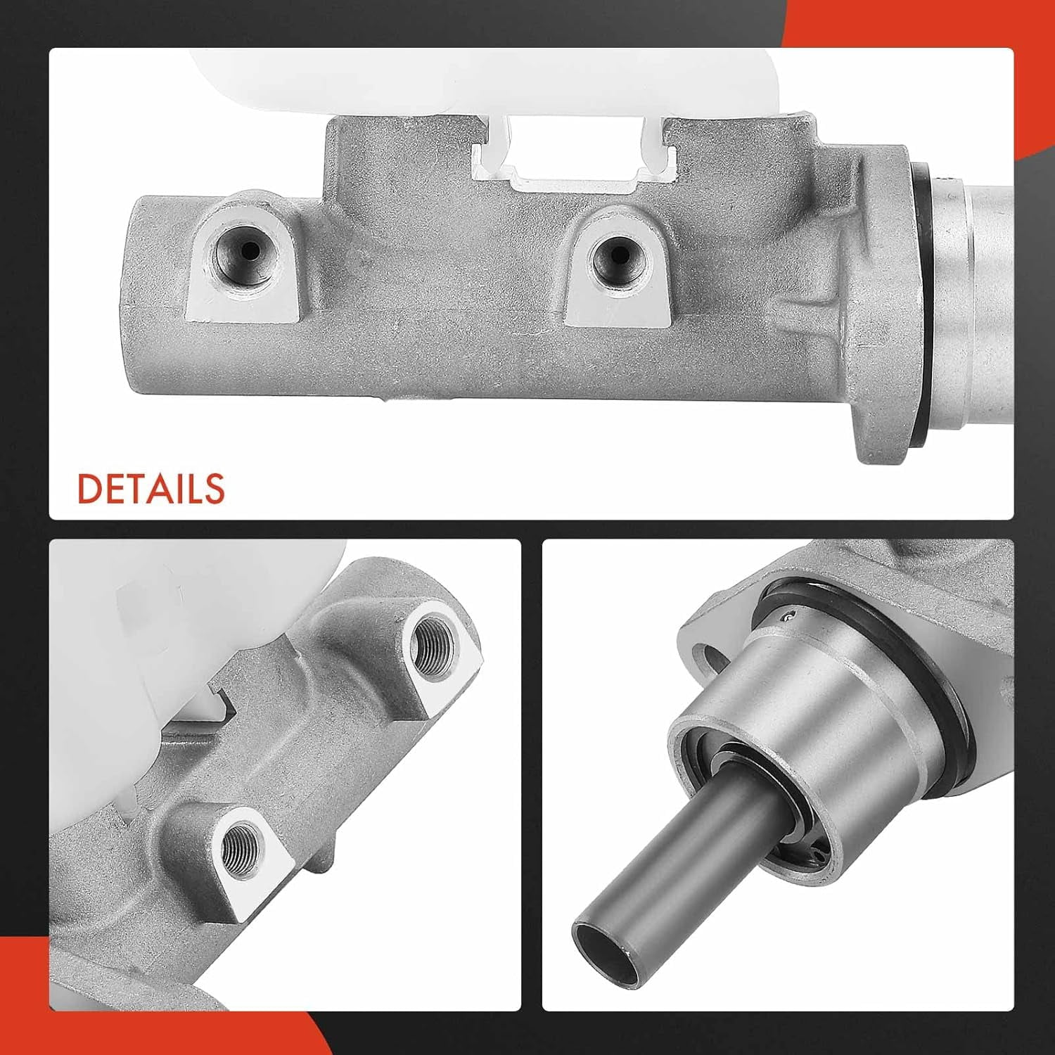 A-Premium Brake Master Cylinder with Reservoir and Cap Compatible with Jeep Vehicles - For Grand Cherokee 1999 2000 2001 2002 2003 2004 - Replaces 5011260AA, 5011260AB