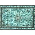 thumbnail image 1 of Ahgly Company Indoor Rectangle Persian Light Blue Traditional Area Rugs, 6' x 9', 1 of 4