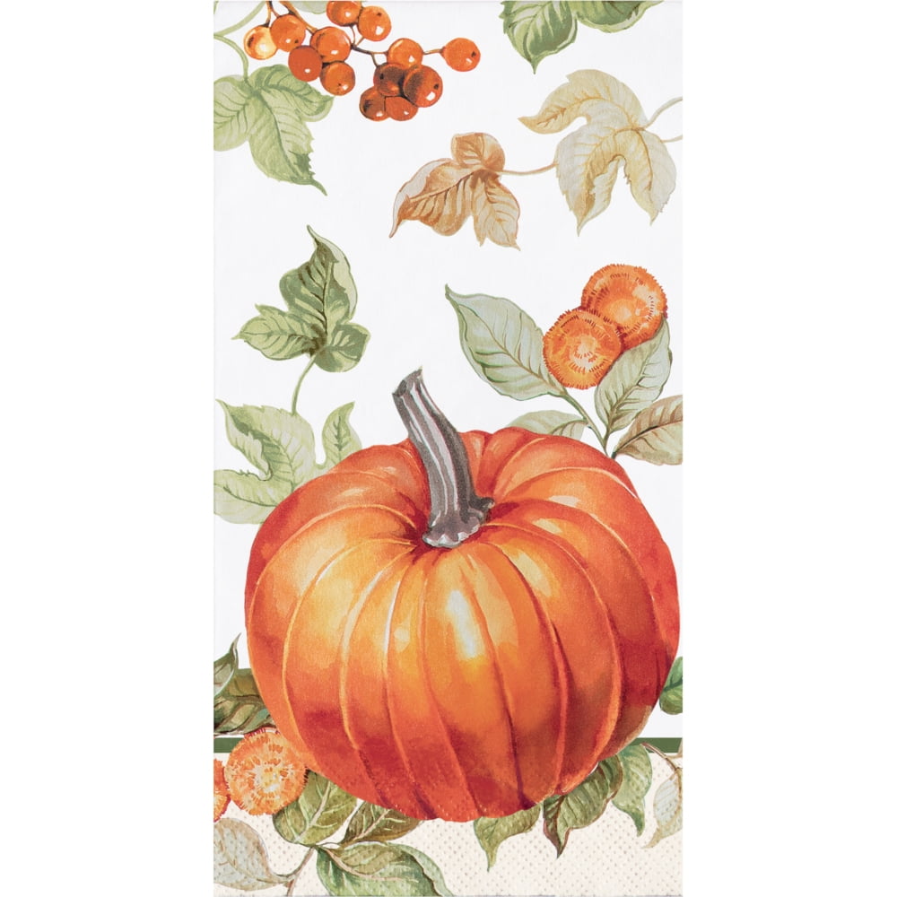 Pumpkin Harvest Dinner Napkins, 48 ct