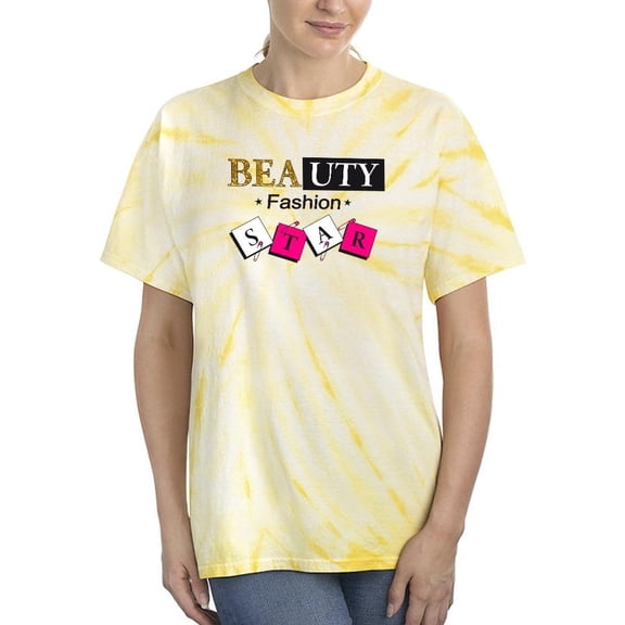 Beauty Fashion Star Banner Tie Dye Cyclone Women -Image by Shutterstock, Female XX-Large