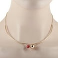 thumbnail image 2 of Calvin Klein Bubbly Champagne Gold PVD-Plated Stainless Steel Red Bead Necklace, 2 of 3