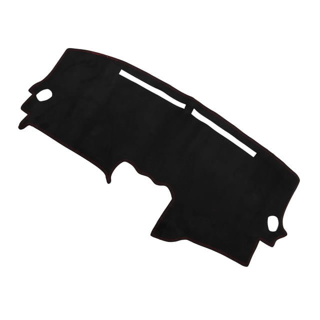 Cubierta de tablero Unique Bargains - Sombra protectora del sol para consola central del coche - para Nissan Altima 2007-2012 - Gamuza negra - 1 Pc