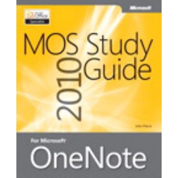 Pre-Owned MOS 2010 Study Guide for Microsoft OneNote (Paperback) 073566594X 9780735665941