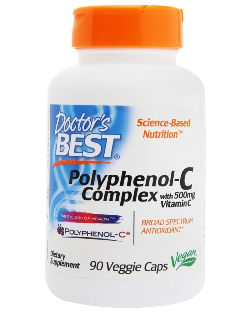 Doctor's Best PolyphenolC Complex with Vitamin C 90 Vegetable
