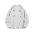 thumbnail image 3 of Xdegoge Mens Long Sleeve Athletic Shirts Raglan Crewneck Workout Tees Lightweight Quick Dry Pullover Tops for Gym Running Sports, 3 of 5