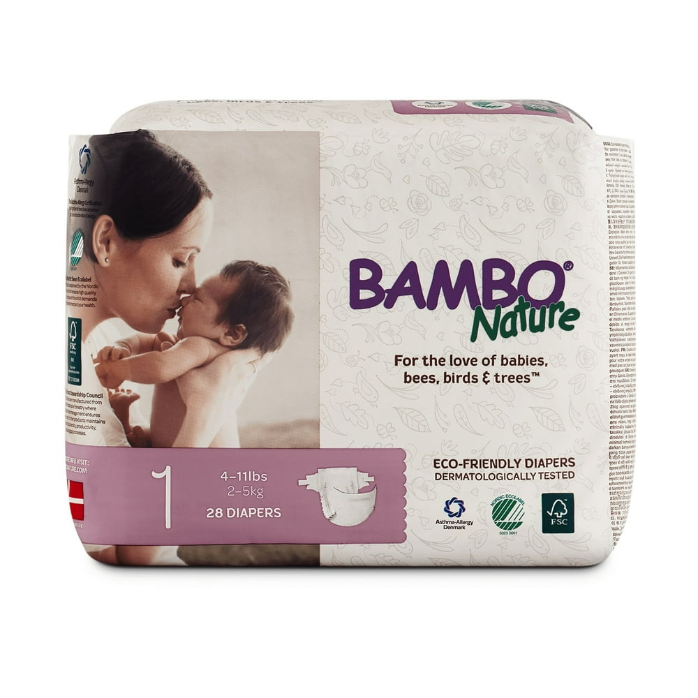 Bambo Nature Eco Friendly Premium Baby Diapers for Sensitive Skin