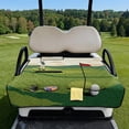 thumbnail image 2 of Whosucclay Golf Course Print Golf Cart Seat Cushion Cover, Travel-friendly 4 Convenient Pockets Seat Protector for Club Car Ds Precedent Tempo EZGO Yamaha Carts, 2 of 9