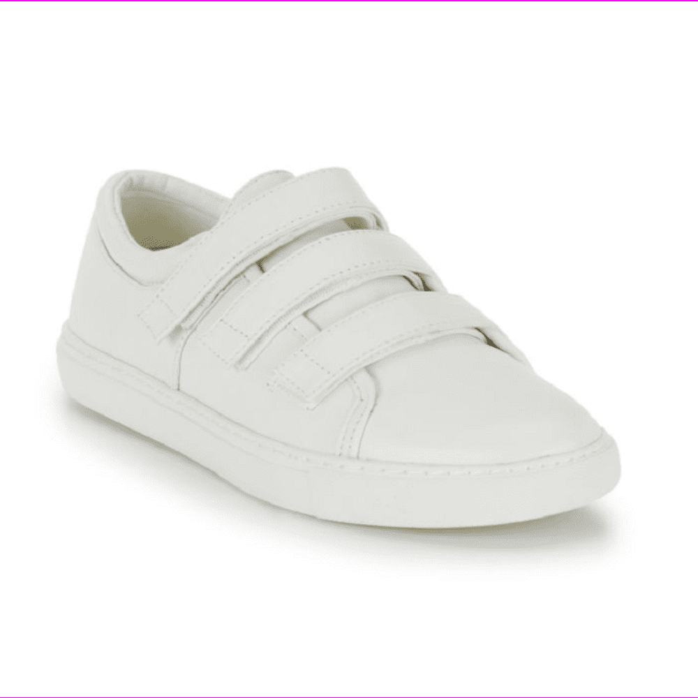 Kingfree Leather Sneakers, White 