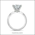thumbnail image 3 of Dazzlingrock Collection IGI Certified 2.50 Carat Round Lab Grown White Diamond 6 Prong Classic Solitaire Engagement Ring for Women in 14K Solid White Gold Size 5, 3 of 5