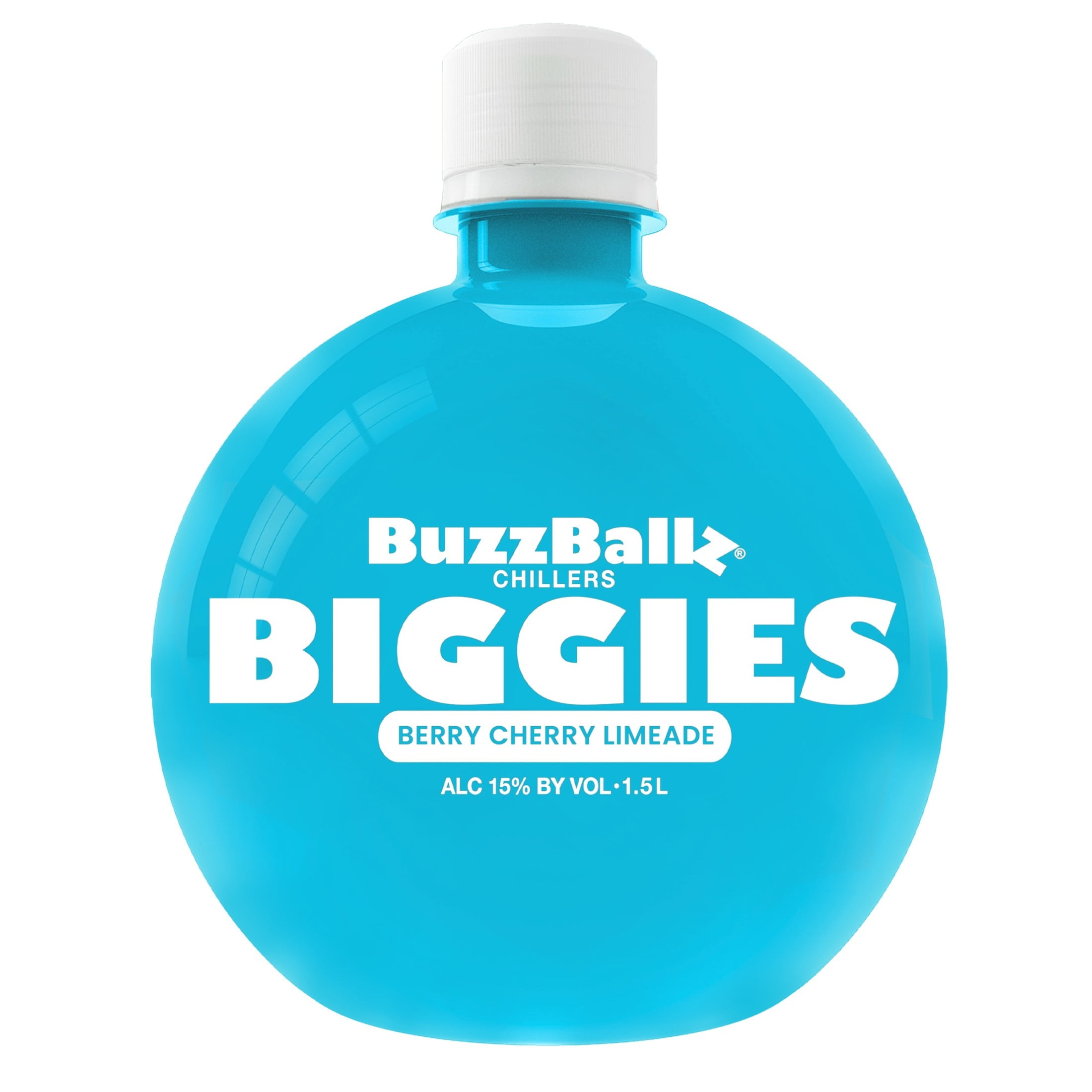 BuzzBallz Biggies Berry Cherry Limeade 1.5L Bottle, ABV 15