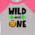 thumbnail image 4 of Inktastic Wild and One Cute Lion Birthday Boys or Girls Baby Bodysuit, 4 of 5