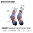 thumbnail image 5 of Yiaed Heart Sky Bird Couple Print Great elasticity Crew Socks Sports socks for Men and Women, 5 of 5