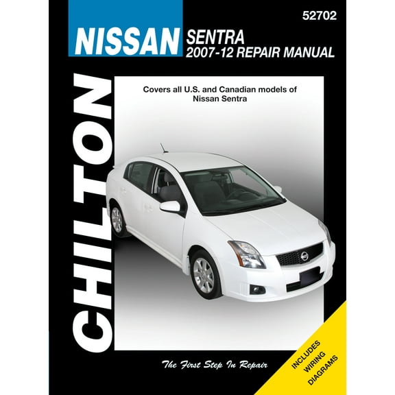 Nissan covering all Sentra models (2007-12) Chilton Repair Manual (USA) ^