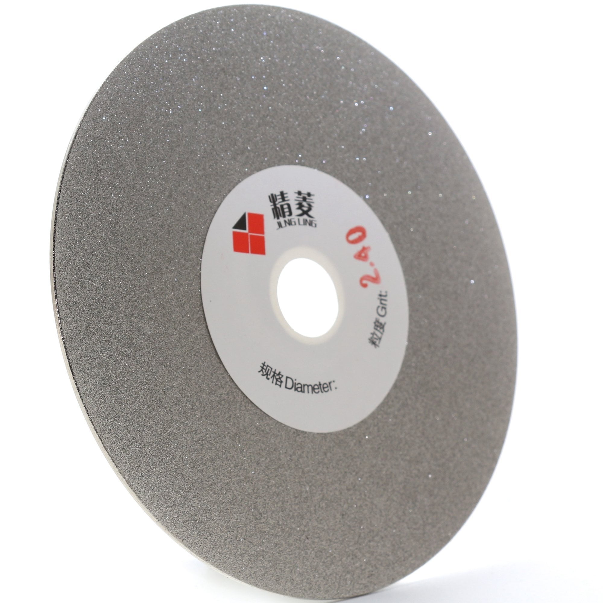 Grit240 Diamond coated 8" inch Flat Lap wheel Lapidary lapping polishing disc 