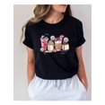 thumbnail image 1 of [Chemistry Vase Cotton Blend Tee] Casual Floral Chemistry Vases Print T-Shirt for Women, Cotton Blend Crew Neck Short Sleeve Tee with Slight Stretch, Fashionable Geometric Pattern Knit Top for All Se, 1 of 6