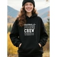 thumbnail image 4 of Casual Winter Christmas Hoodie for Men Women, Holiday Pullover Hooded Sweatshirt, Cozy Cotton Poly Blend, Funny Winter Xmas Gift Outfit, 4 of 5