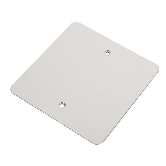 Metal Wall Plate For Ceiling Blank Socket Cover Enhances Appearance 4.72X4.72X0.04IN Sleek Design Easy Installation 1Pack