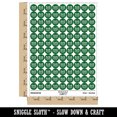 thumbnail image 2 of Grinning Cheshire Cat 200+ Round Stickers - Dark Green - Matte Finish - 0.50" Size, 2 of 3