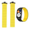 thumbnail image 4 of Riousery Correa de Reloj Magnética de Silicona Compatible con Huawei Watch FIT Negro Amarillo (12.00 cm x 4.00 cm / 4.7 inches x 1.6 inches), 4 of 9