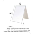 thumbnail image 2 of Mirror Large Portable Super HD Mirror Makeup Mirror Multi Stand Angle Hand Free/ Handheld / Tabletop Foldable Mirror 8.27X5.9 Inch, 2 of 5