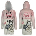 thumbnail image 3 of Every Fart is Love Note Alaskan Malamute Guilty Face Happy Valentine's All Over Print 3D Hooded Duffle Toggle Coat Alaska Mal Dog Lovers Gifts - 01016, 3 of 6
