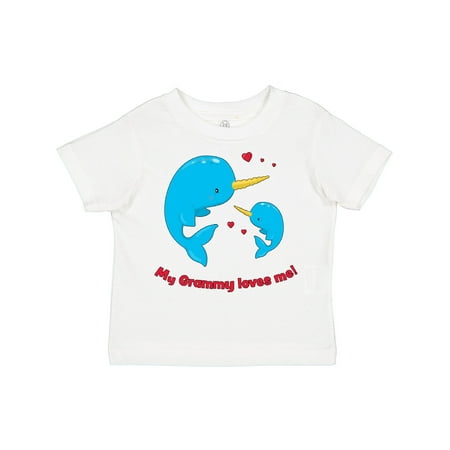 

Inktastic My Grammy Loves Me Gift Toddler Boy or Toddler Girl T-Shirt