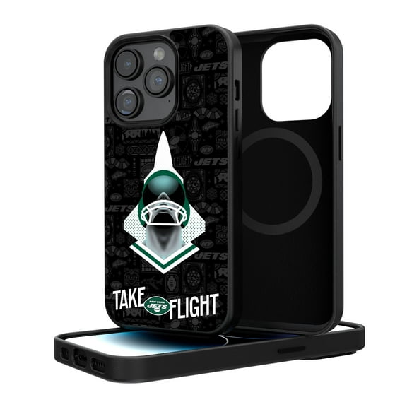 Keyscaper New York Jets iPhone Magnetic Bump Case