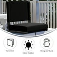 thumbnail image 4 of BizChair Set of 2 500 lb. Rated Lightweight Stadium Chair with Ultra-Padded Seat, Black, 4 of 14