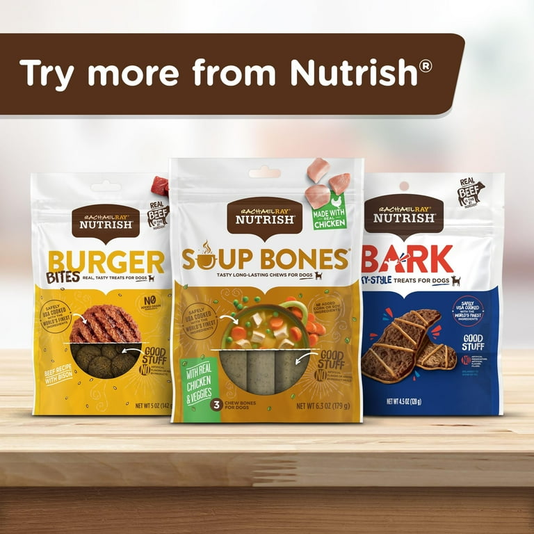 Rachael Ray Nutrish Savory Roasters Dry Dog Treats Chicken Recipe Soft Treats 12 oz. Pouch