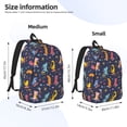 thumbnail image 2 of Fotbe Cartoon Dinosaur Mochila de Lona con Estampado, Mochila Duradera, Mochila Versátil de Alta Calidad, Mochila Compacta Vintage-Medium, 2 of 5