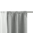 thumbnail image 2 of Mainstays Solid Twill Blackout Curtain Panel and Sheers, Set of 4, Soft Silver, 27.5" W x 63" L, 2 of 8