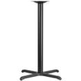 thumbnail image 2 of BizChair 30'' x 30'' Restaurant Table X-Base with 3'' Dia. Bar Height Column, 2 of 4