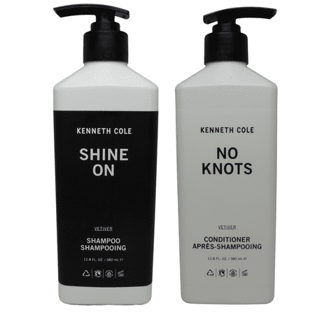 Kenneth Cole Shine On Vetiver Shampoo and No Knots Conditioner (12.8oz)