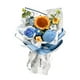 thumbnail image 2 of Ramo de flores de crochet ya hecho a mano tejido mixto acabado hecho a mano para Azul, 2 of 9