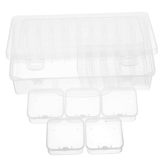 Photo Storage Box Photo Case Large Photo Organizer Photo Box Storage Photo Keeper Photo Storage Case Plastic Craft Storage Box For Photo Stickers Stamps Seed Clear