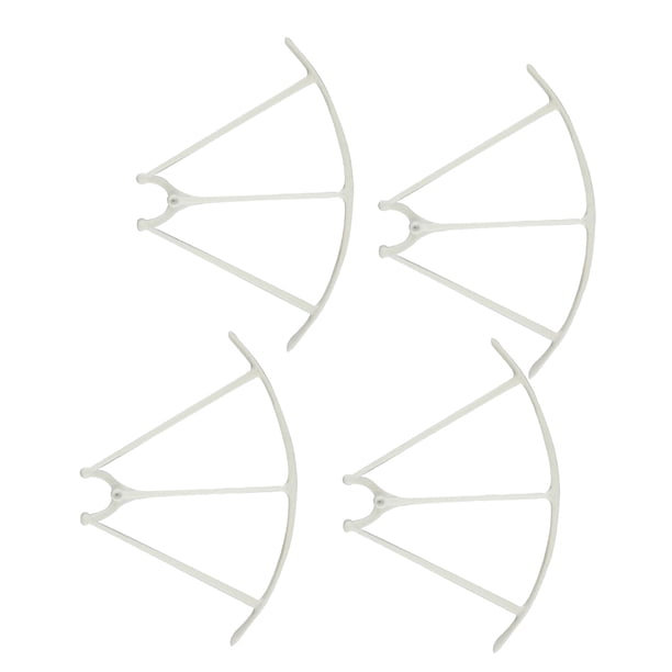 Cubiertas de bricolaje duraderas y livianas de 4 piezas, anillos de protección contra para reemplazos X5HW X5HC Blanco CUTICAT Cubierta protectora de la hélice RC