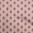 thumbnail image 1 of oneOone Cotton Poplin Twill Medium Pink Fabric Asian Ajrakh Floral Diy Clothing Quilting Fabric Print Fabric By Yard 56 Inch Wide, 1 of 4