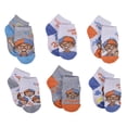 thumbnail image 2 of Medias Blippi para Niños "Count With Me" de Corte Cuarto, Talla 2-4T, Gris, Paquete de 10, 2 of 6