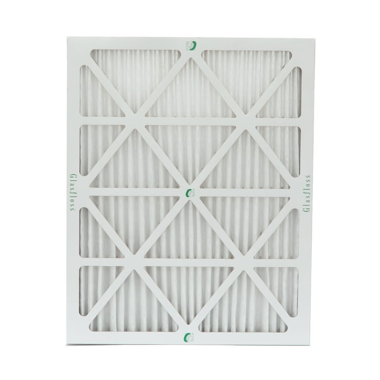 Glasfloss ZL 20x24x2 MERV 10 Pleated 2 Inch AC Furnace Air Filters. Case  of 12. Actual Size: 19-3/8 x 23-3/8 x 1-3/4 