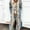 Blue, variant on Women's Faux Fur Trim Long Parka Midi Length Cardigan Vintage Western Coats Open Front Winter Outerwear with Pockets