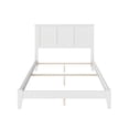 thumbnail image 3 of Madison Queen Base de Lit en Bois Massif, Blanc, 3 of 5