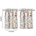 thumbnail image 4 of Fall Kitchen Curtains 36 Inch Short - 2 Panel Set, Autumn Harvest Print, Rod Pocket Window Treatment for Thanksgiving, Farmhouse, Cafe, Living Room - Machine Washable, 4 of 4