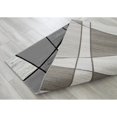 thumbnail image 4 of Handcraft Rugs-Color Block/Geometric/Linear Modern Contemporary Hand Carved Area Rug-Silver/Gray/Black, 4 of 5