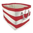 thumbnail image 1 of Design Imports DII Panier en Papier Stripe Tange Rouge Rectangle Moyen, 1 of 2